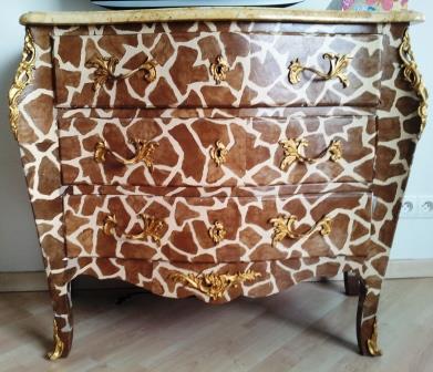 décoration meuble commode giraffe